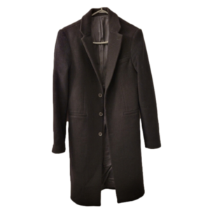 Zara Long Sleeve Wool Blend Coat